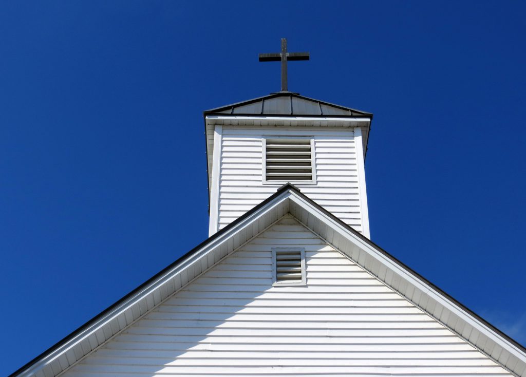 CHURCH ROOF AND CROSS
