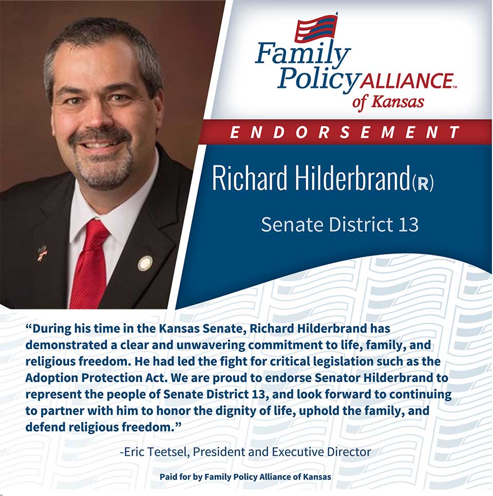 Family Policy Alliance of Kansas Endorses Richard ...