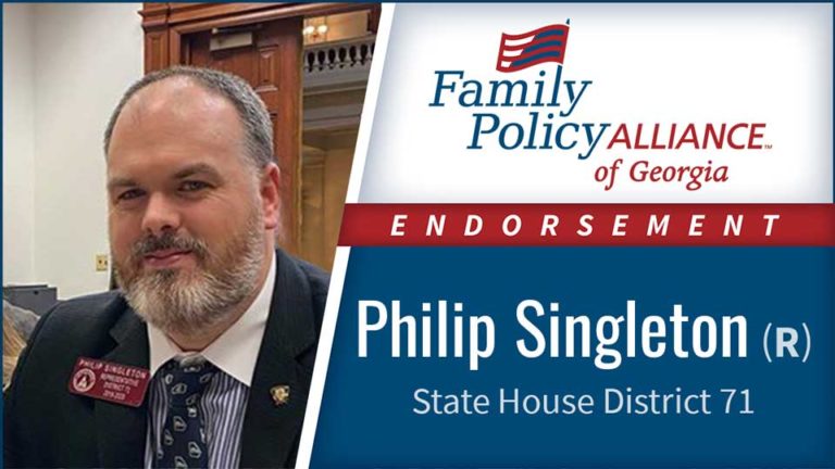 BREAKING: Family Policy Alliance Endorses Philip Singleton for State ...